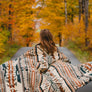 Alpaca Blanket - Oakland - Art Andina - Alpaca wool blanket in Queen Size | Reversible Aztec Throw Blanket with Native Design | Southwestern Blanket Boho | Large Navajo Blanket