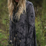 Long open shawl