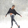 Made of soft Bamboo yarn, this knitted crop top is light and comfortable.