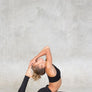 Cotton Fold Over Yoga Pants