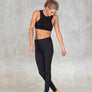 Cotton Fold Over Yoga Pants