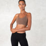 Bamboo bralette. Ideal for yoga, pilates, gym, or daily athleisure wear. Provides light support. Breathable, wireless, fully lined.