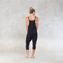 Very soft and comfortable slip-on harem jumpsuit. Perfect for yoga & dance class, or simply lounging around the house. Bamboo Lycra (90% Certified Oeko-tex Bamboo / 10% Lycra). Slow, eco-friendly and sustainable fashion.