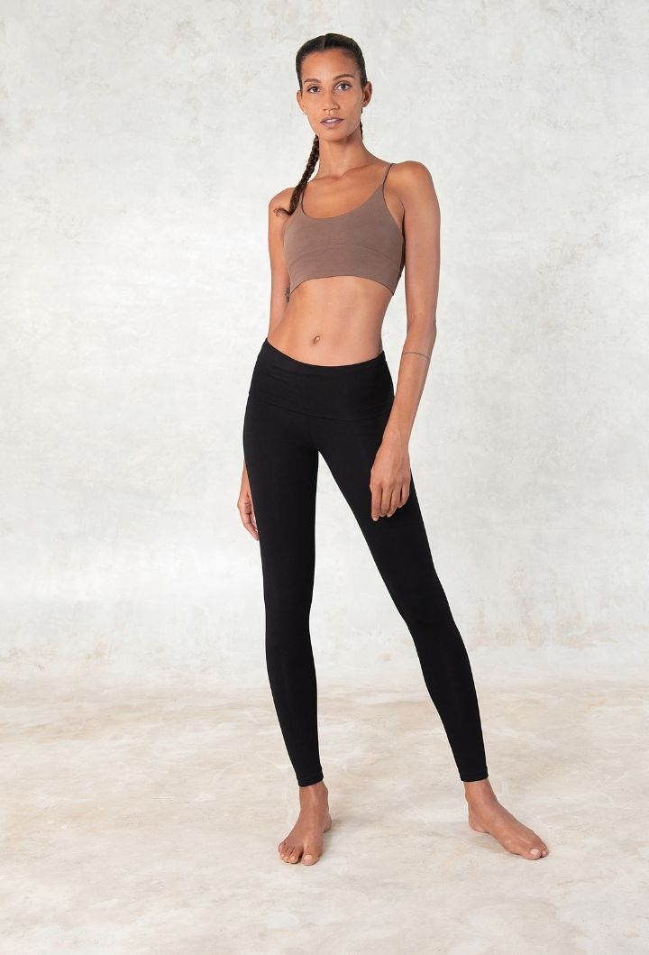 Bamboo High Band Legging (O/S, Black) : : Clothing, Shoes &  Accessories