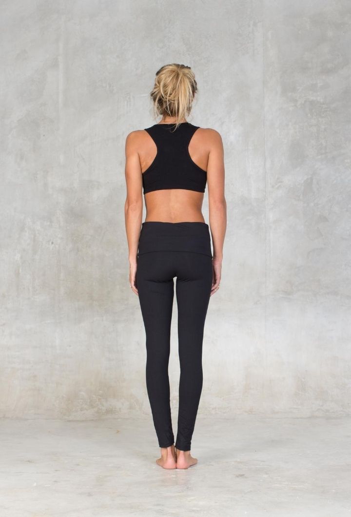 Pantalon de yoga taille rabattable MUJO par Sati – MY MUJO